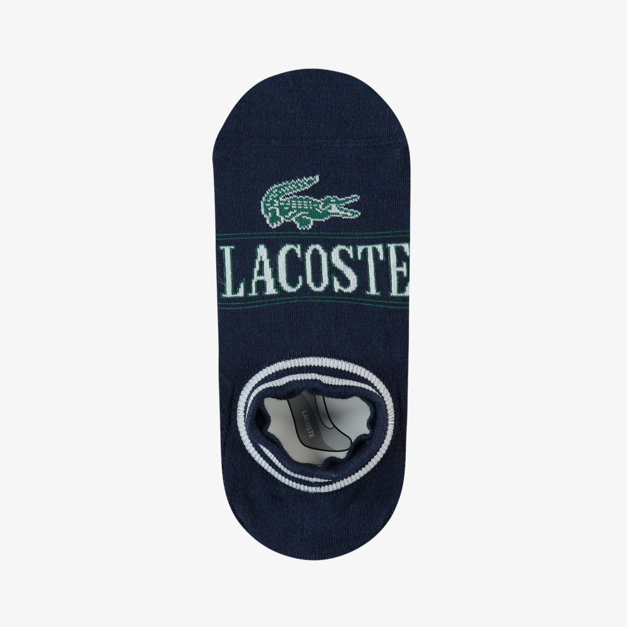 Lacoste Erkek Baskılı Lacivert Çorap