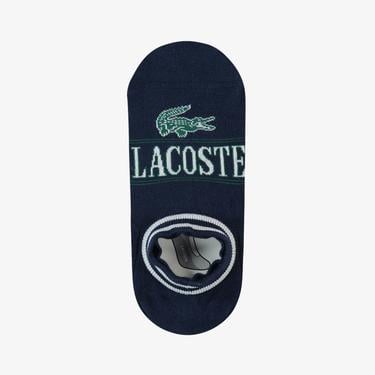 Lacoste Erkek Baskılı Lacivert Çorap