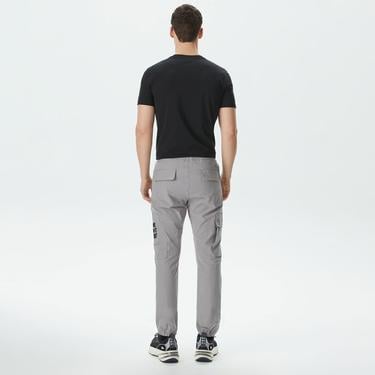  Erkek Relaxed Fit Gri Pantolon