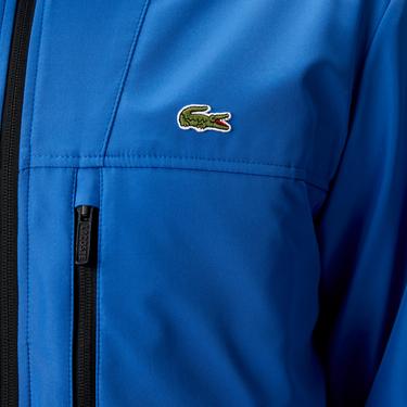  Erkek Kapüşonlu Mavi Yağmurluk