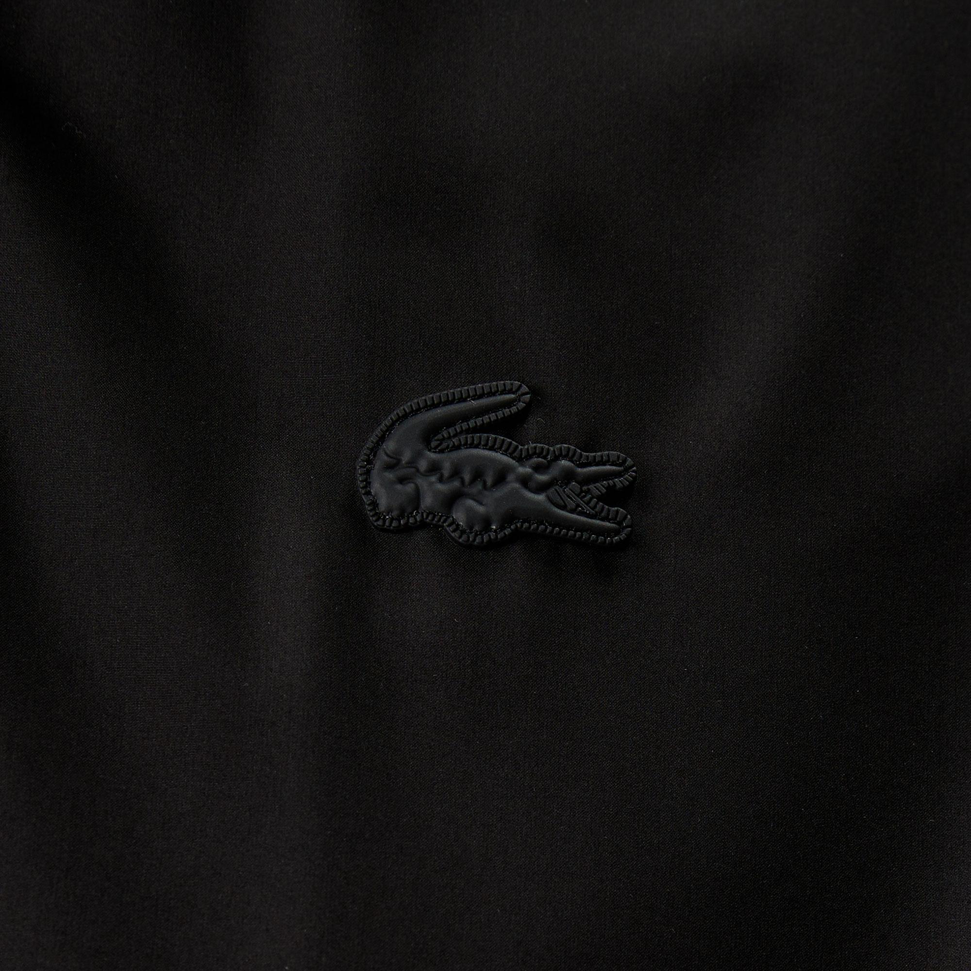 Kadın Kapüşonlu Siyah Mont