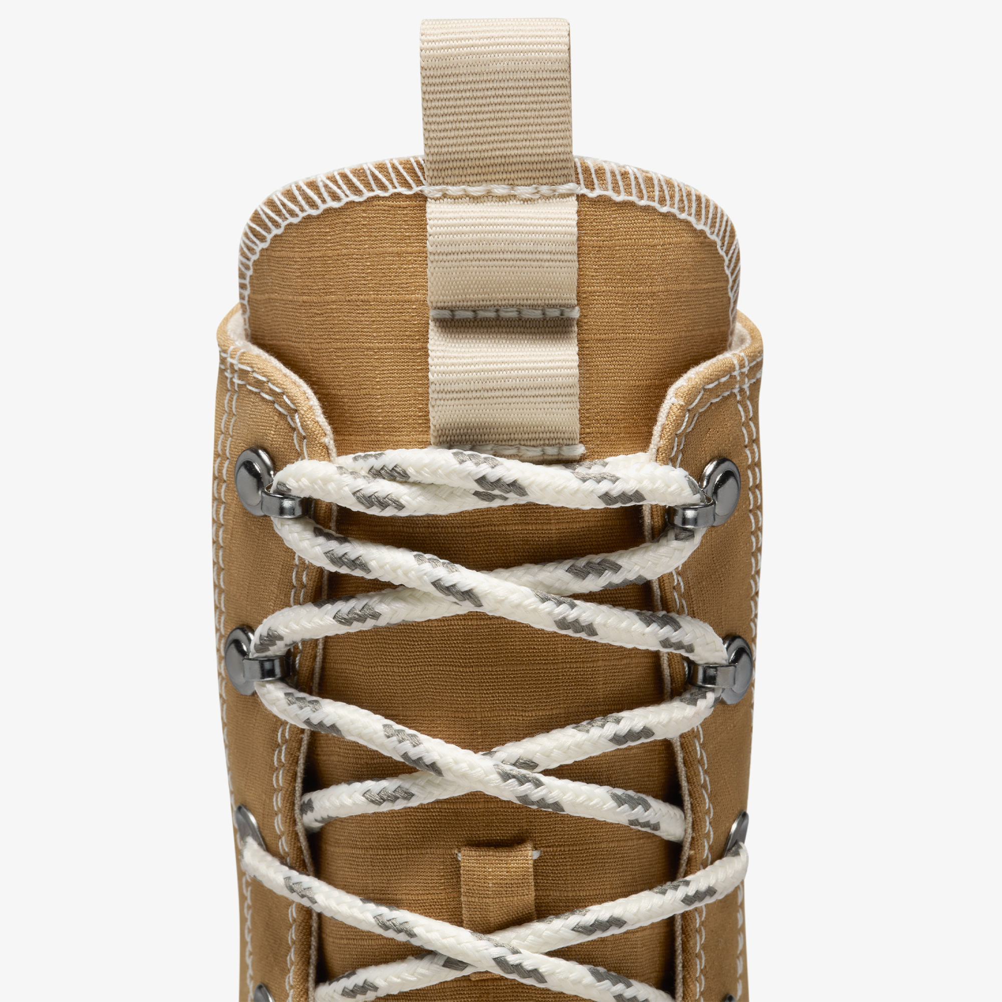 Converse Converse Kahverengi Topuklu Chuck 70 De Luxe Heel Grid Kadın Bej Sneaker | FashFed Kahverengi - 10. görsel