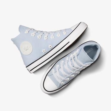  Converse Chuck Taylor All Star Stars Kadın Gri Sneaker