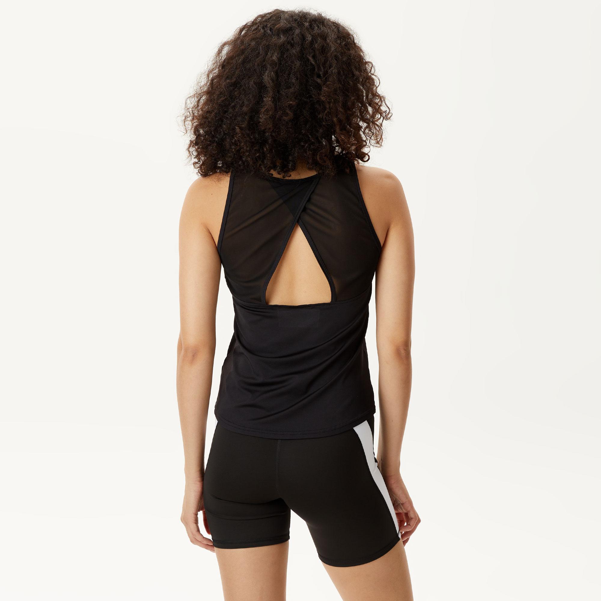 Born Daila Kadın Siyah Kolsuz T-Shirt