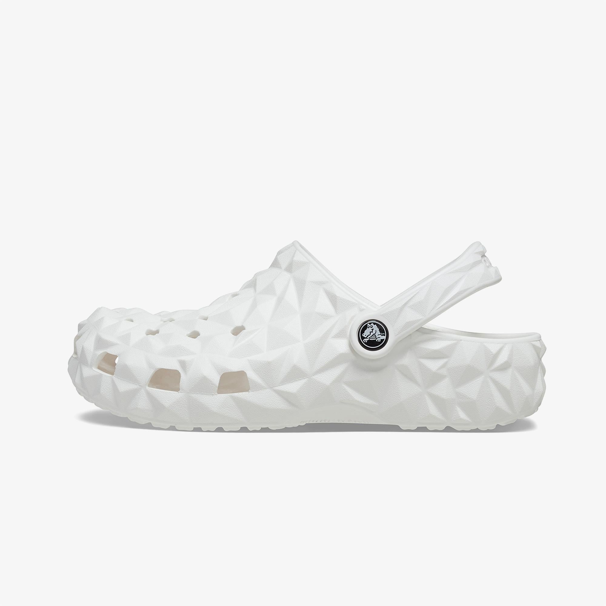 Crocs Classic Geometric Clog Unisex Beyaz Terlik