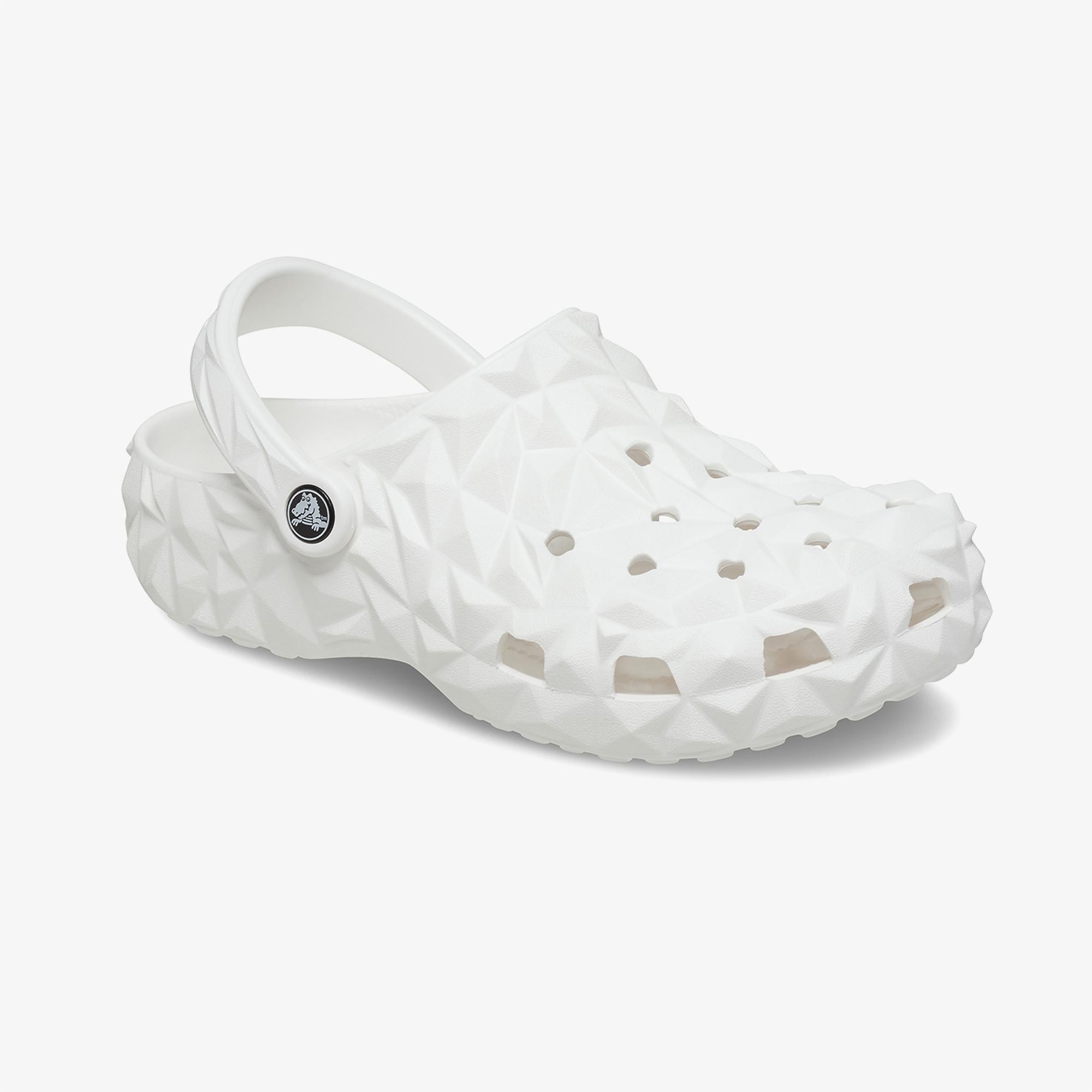 Crocs Classic Geometric Clog Unisex Beyaz Terlik