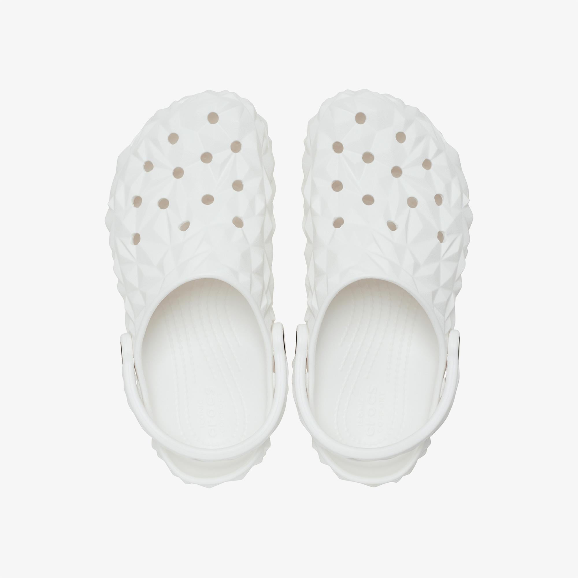 Crocs Classic Geometric Clog Unisex Beyaz Terlik