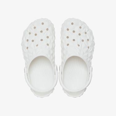  Crocs Classic Geometric Clog Unisex Beyaz Terlik