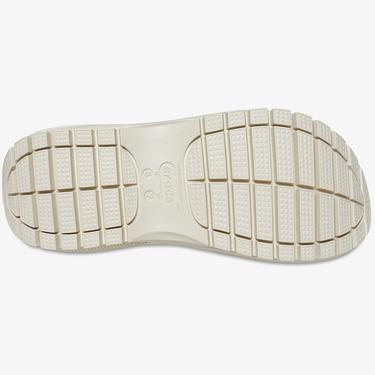  Crocs Classic Mega Crush Kadın Krem Sandalet