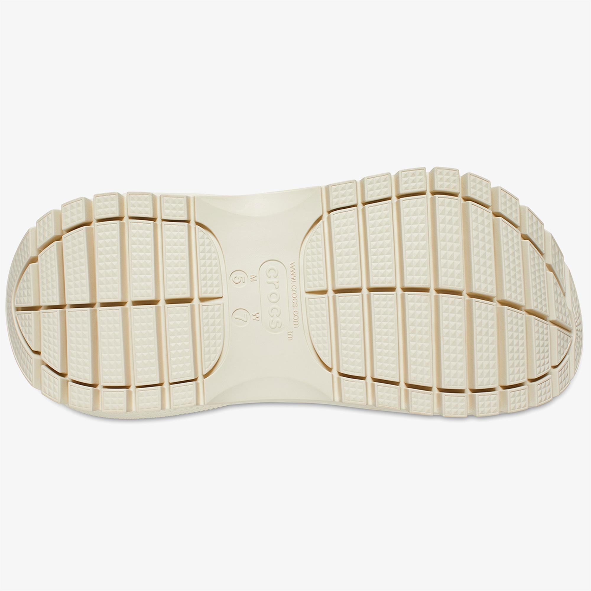 Crocs Classic Mega Crush Kadın Krem Terlik