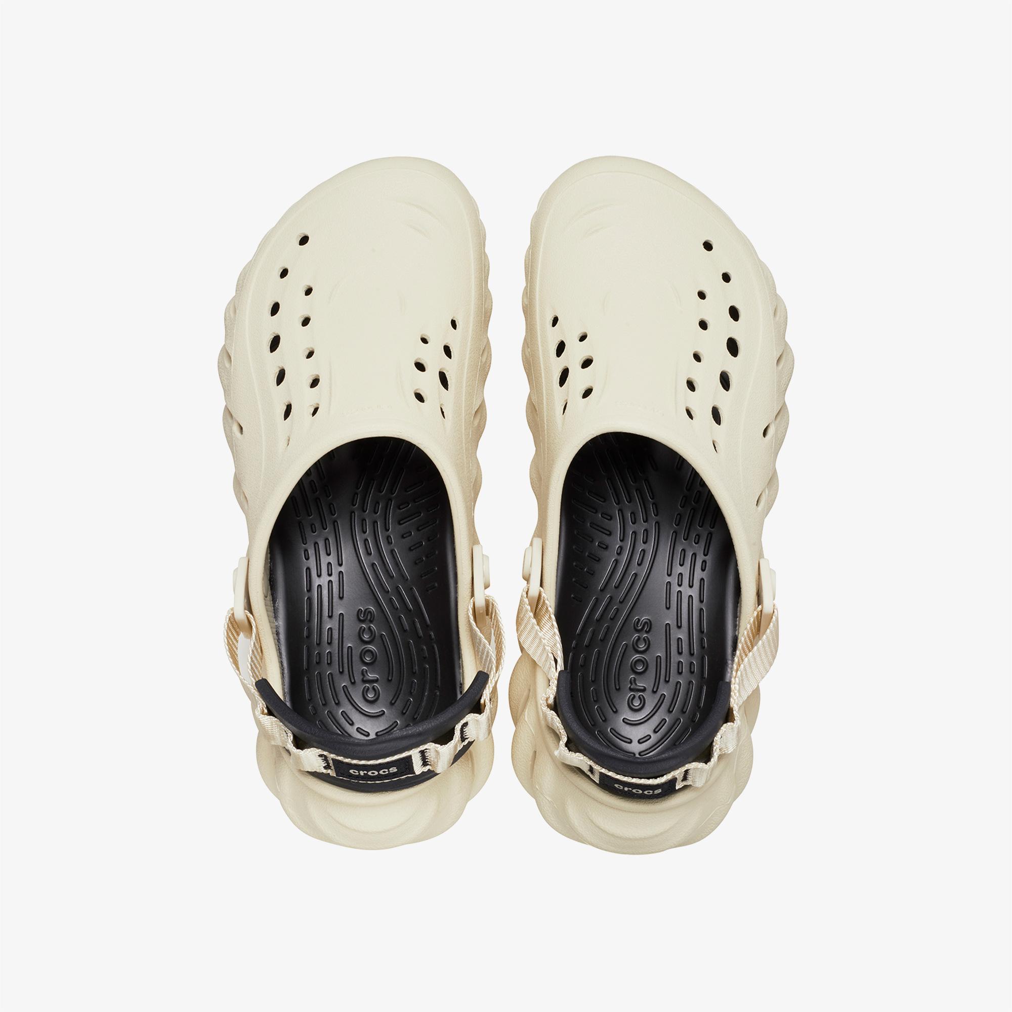 Crocs Echo Unisex Krem Terlik