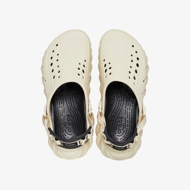  Crocs Echo Unisex Krem Terlik