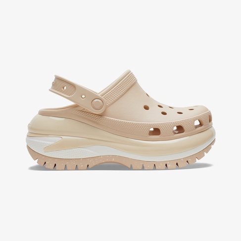  Crocs Classic Mega Crush Platform  Kadın Krem Terlik