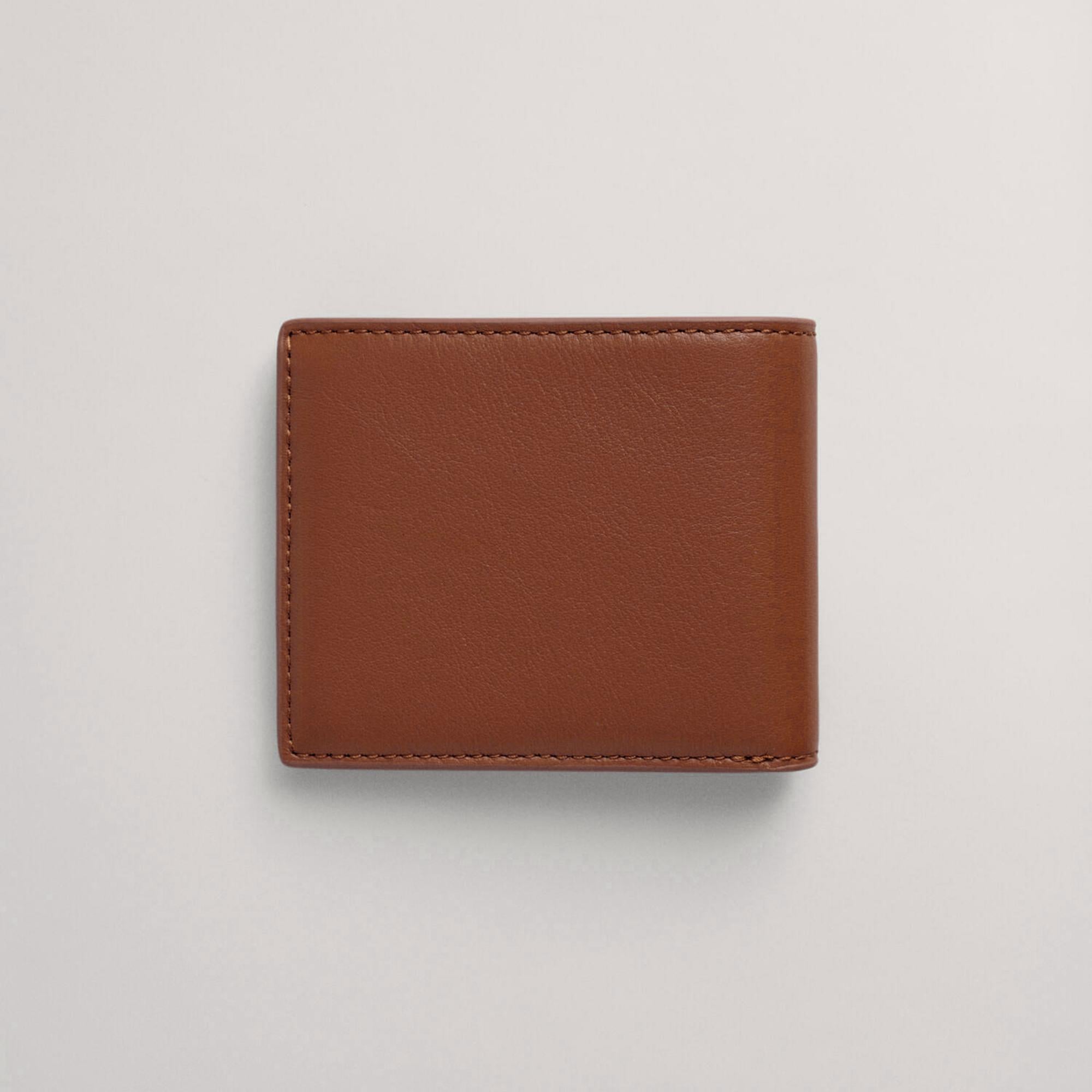 GANT Erkek Kahverengi Deri Logolu Cüzdan