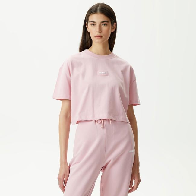  UNITED4 Classic Kadın Pembe Crop T-Shirt