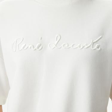  Lacoste Kadın Beyaz Sweatshirt