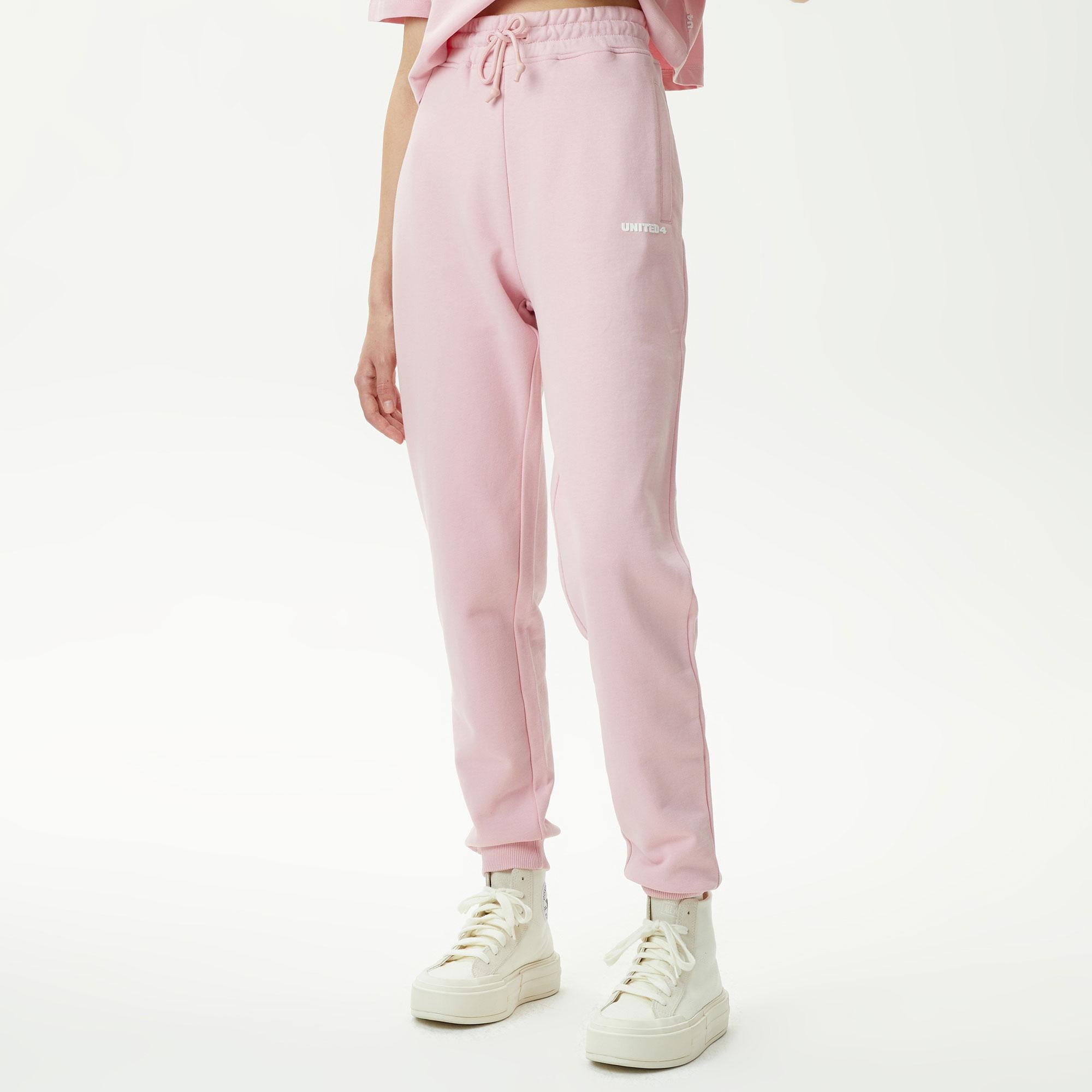 UNITED4 Classic Kadın Pembe Eşofman Altı