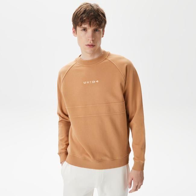  UNITED4 Classic Erkek Kahverengi Sweatshirt