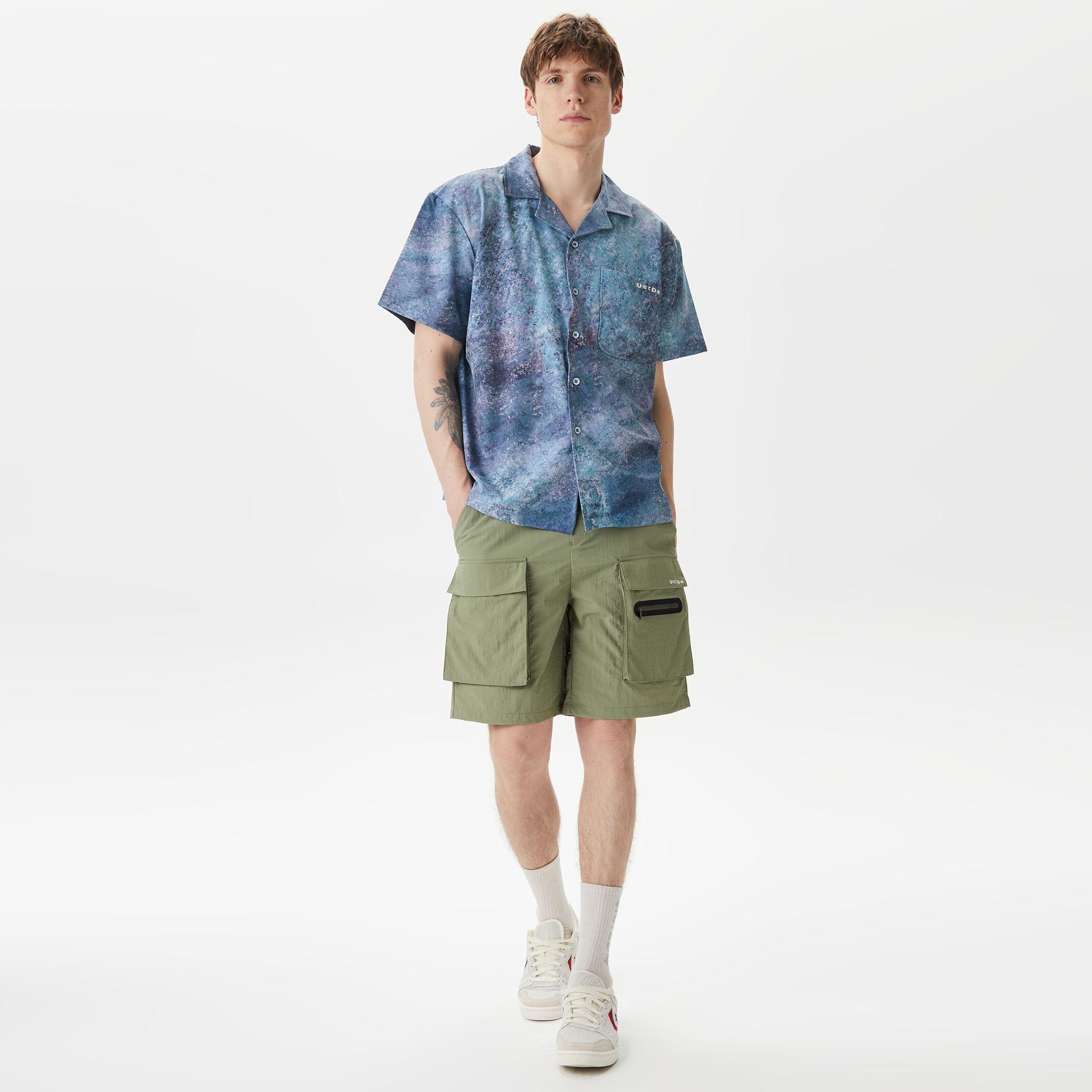 UNITED4 Erkek Mavi Gömlek