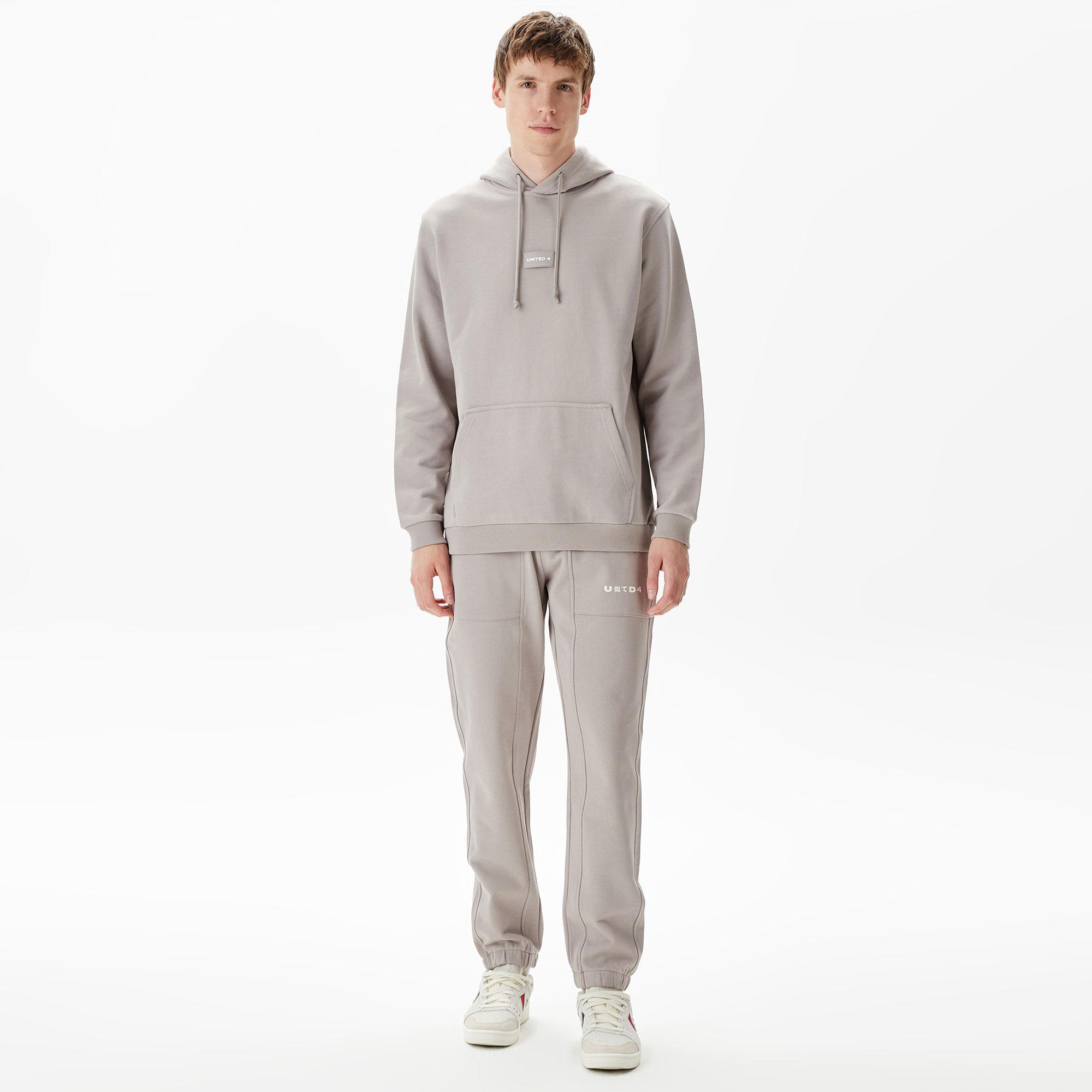 UNITED4 Erkek Gri Eşofman Altı