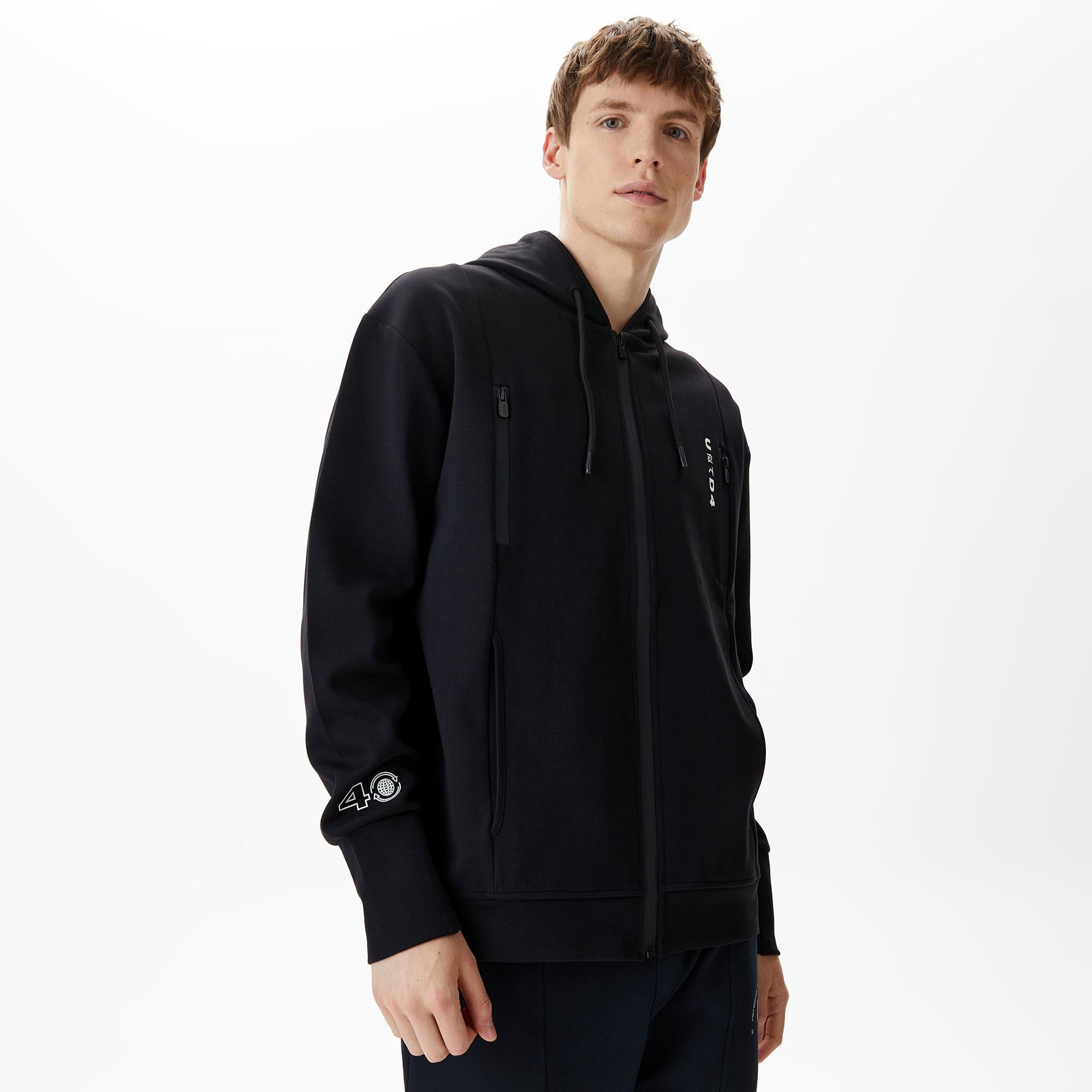 UNITED4 Erkek Siyah Sweatshirt