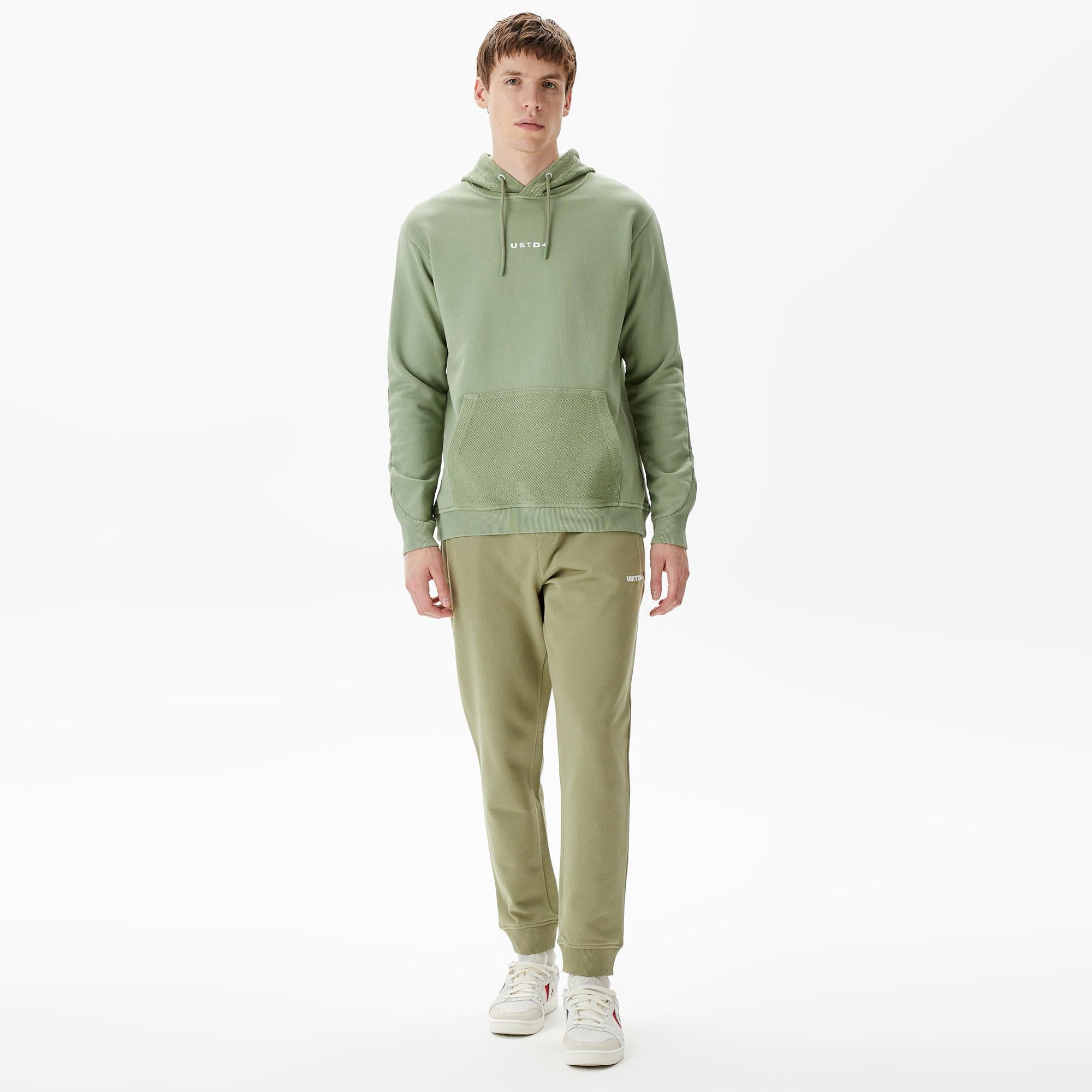 UNITED4 Classic Erkek Haki Sweatshirt