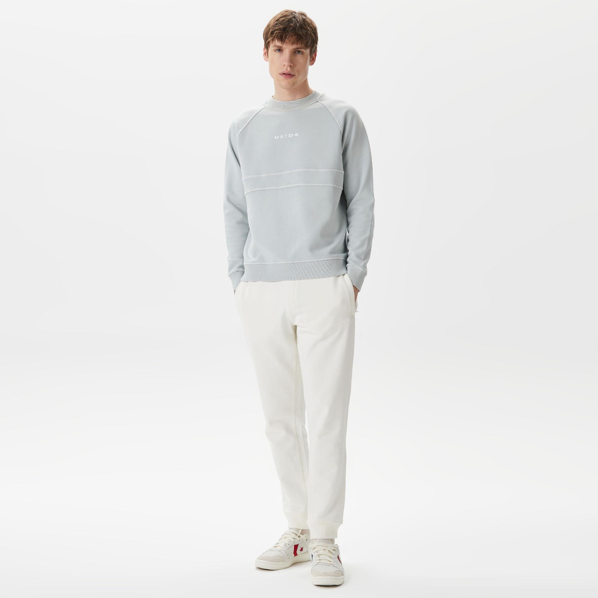 UNITED4 Erkek Beyaz Eşofman Altı