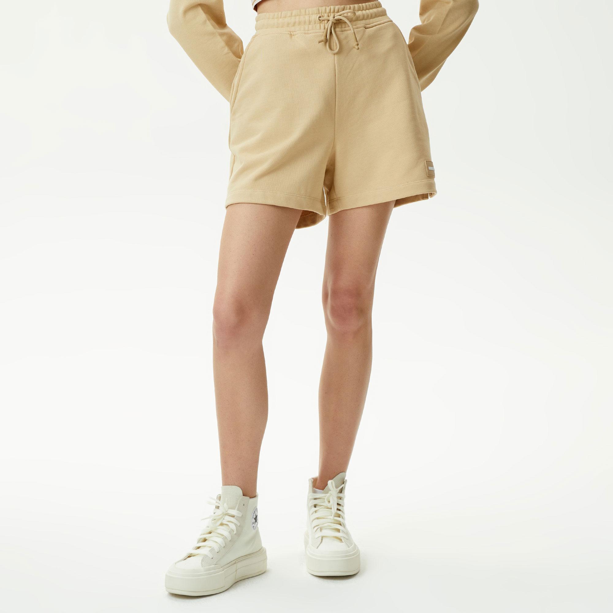 UNITED4 Kadın Krem Şort