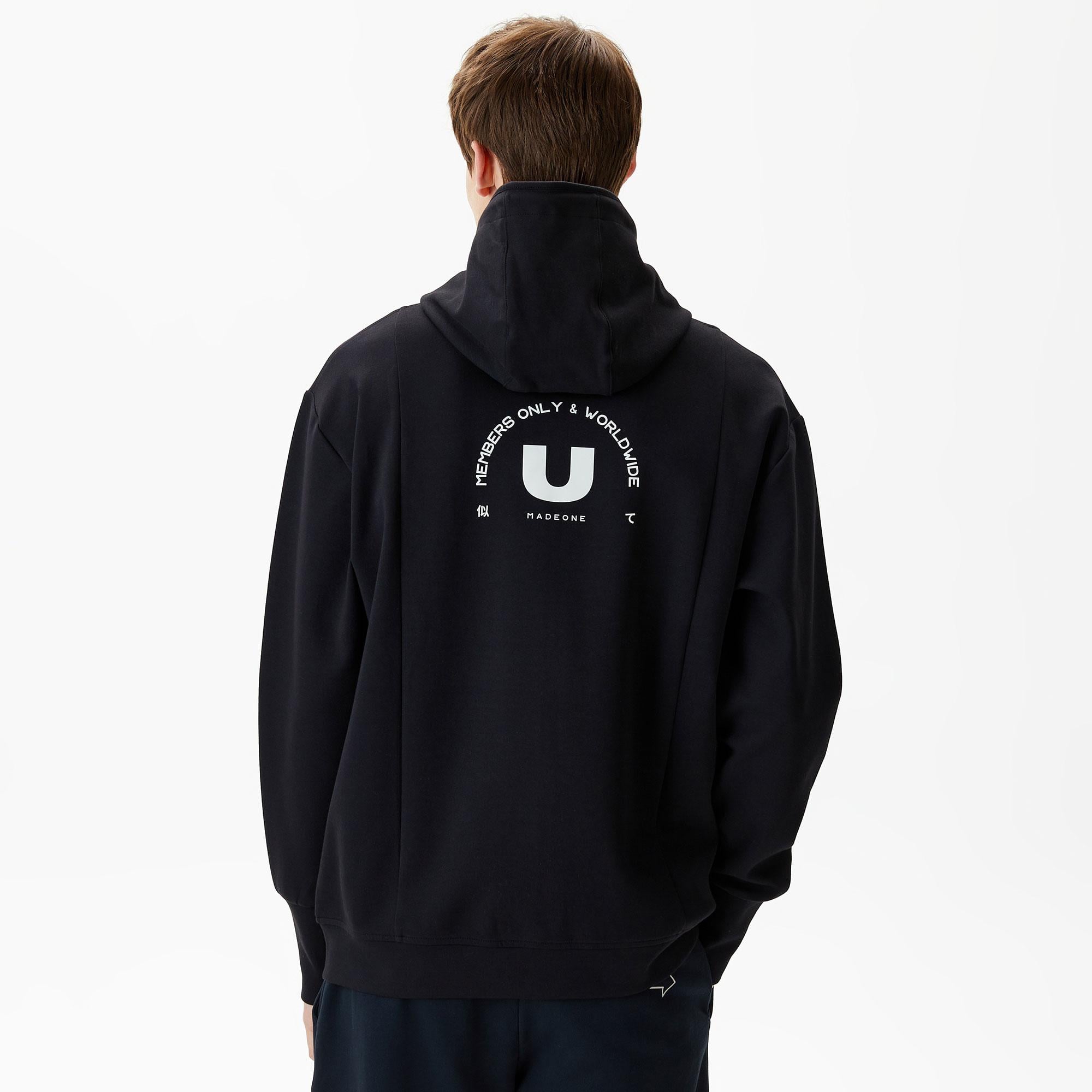 UNITED4 Erkek Siyah Sweatshirt