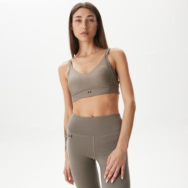 Under Armour Infinity Low 2.0Strap Kadın Kahverengi Bra