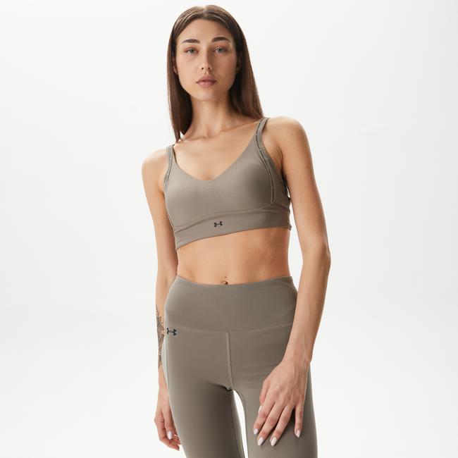  Under Armour Infinity Low 2.0Strap Kadın Kahverengi Bra