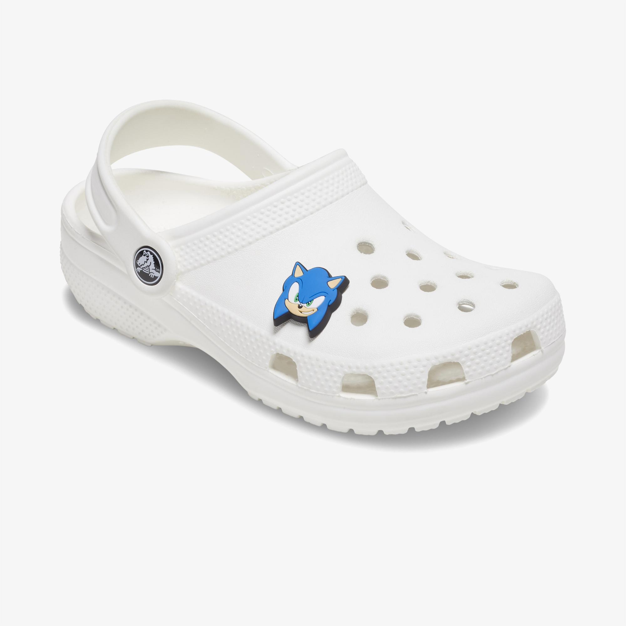 Crocs Sonic The Hedge Hog Head Renkli Rozet