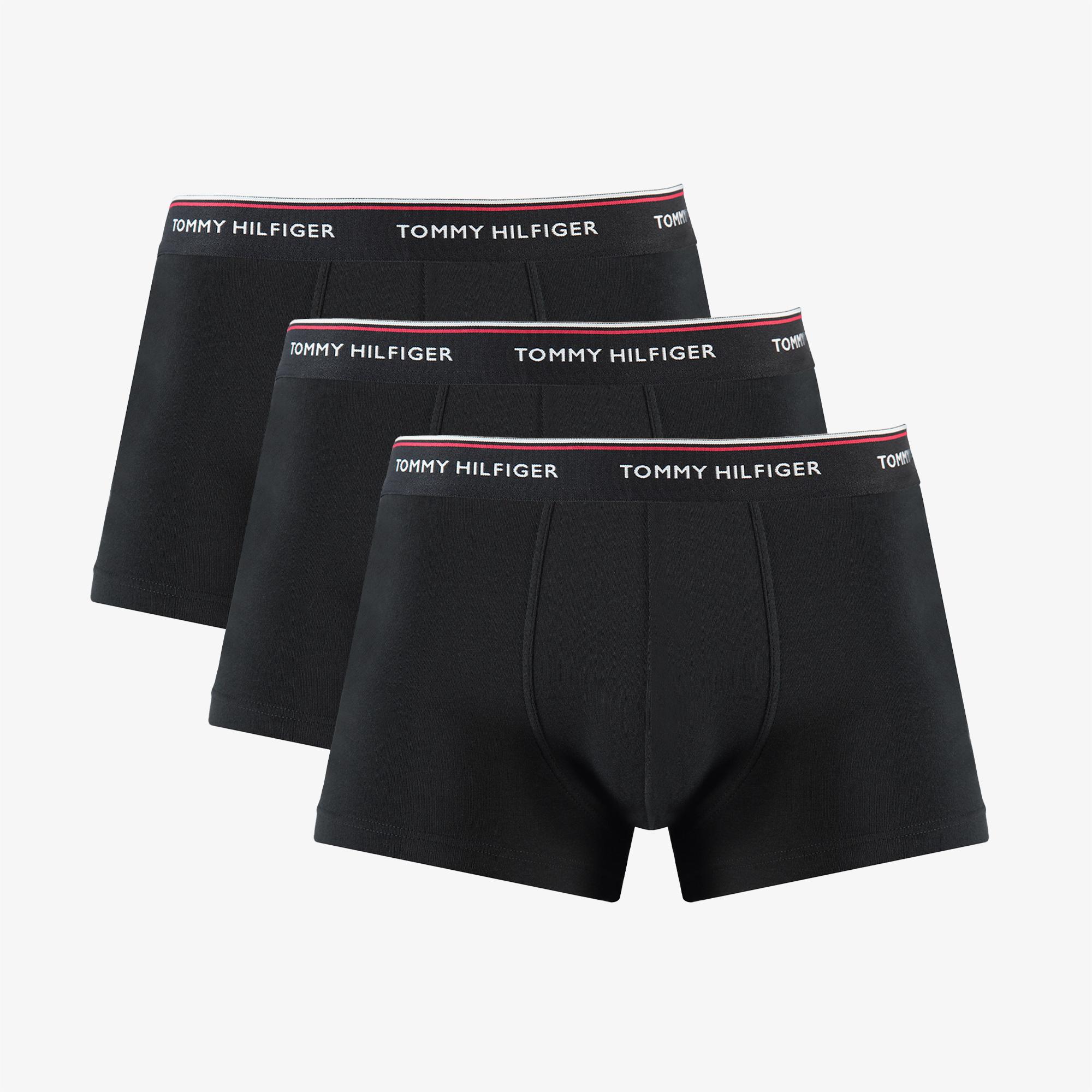 Tommy Hilfiger Classic 3'lü Erkek Siyah Boxer