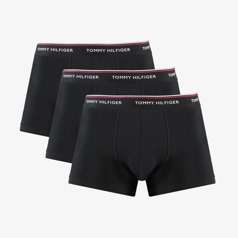  Tommy Hilfiger Classic 3'lü Erkek Siyah Boxer