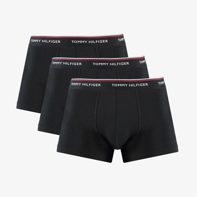  Tommy Hilfiger Classic 3'lü Erkek Siyah Boxer