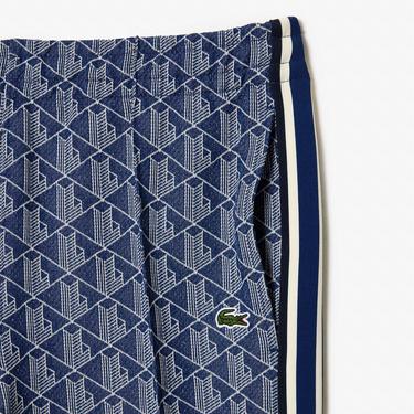  Lacoste Paris Erkek Regular Fit Monogram Lacivert Eşofman Altı