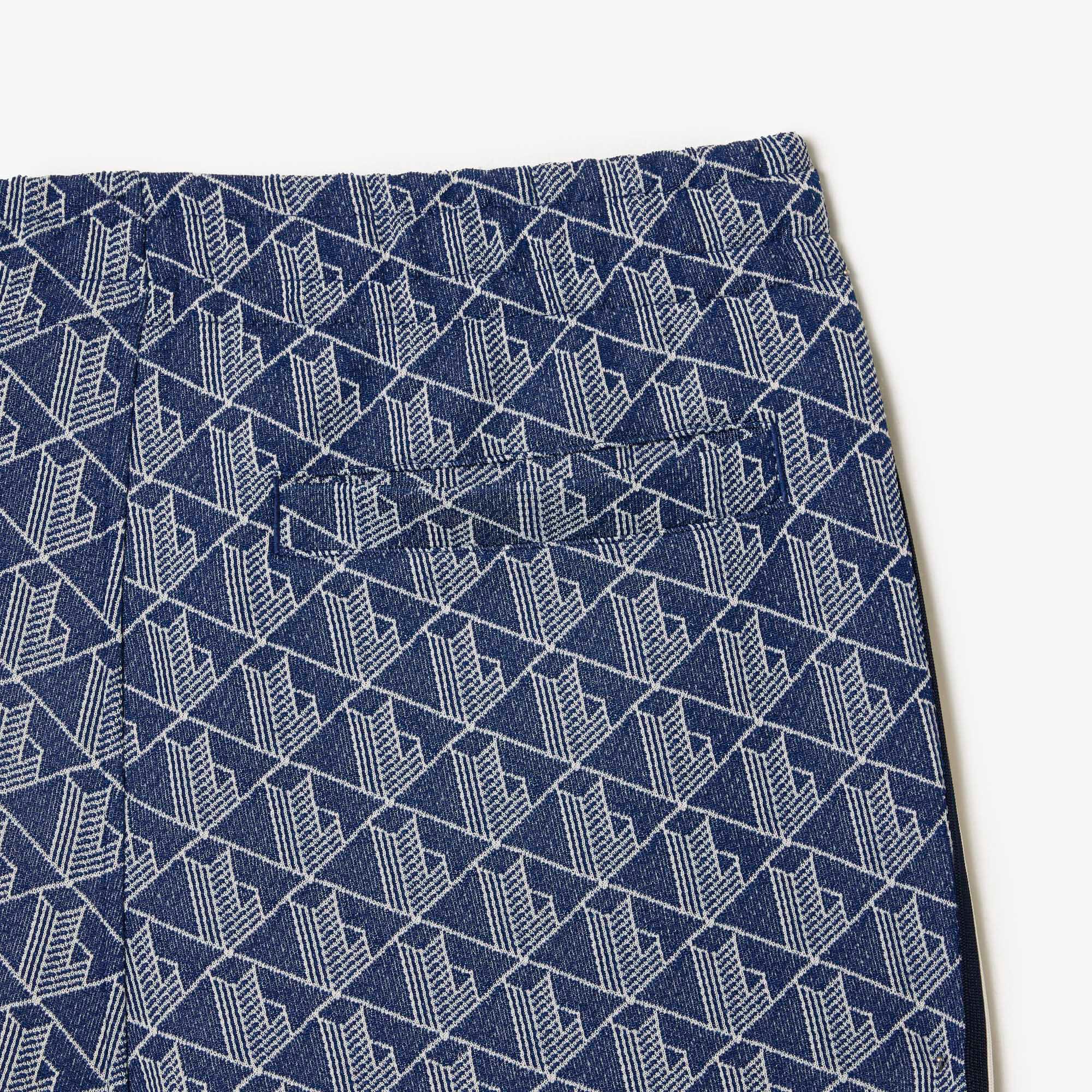 Lacoste Paris Erkek Regular Fit Monogram Lacivert Eşofman Altı