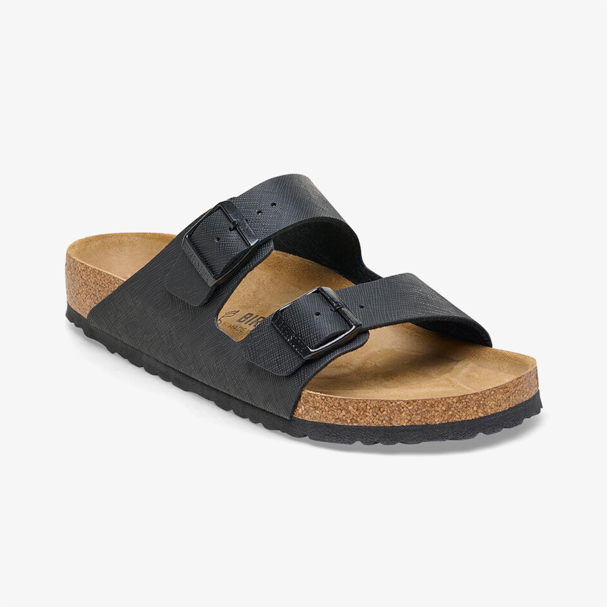 Birkenstock Arizona Bf Saffiano Erkek Siyah Terlik