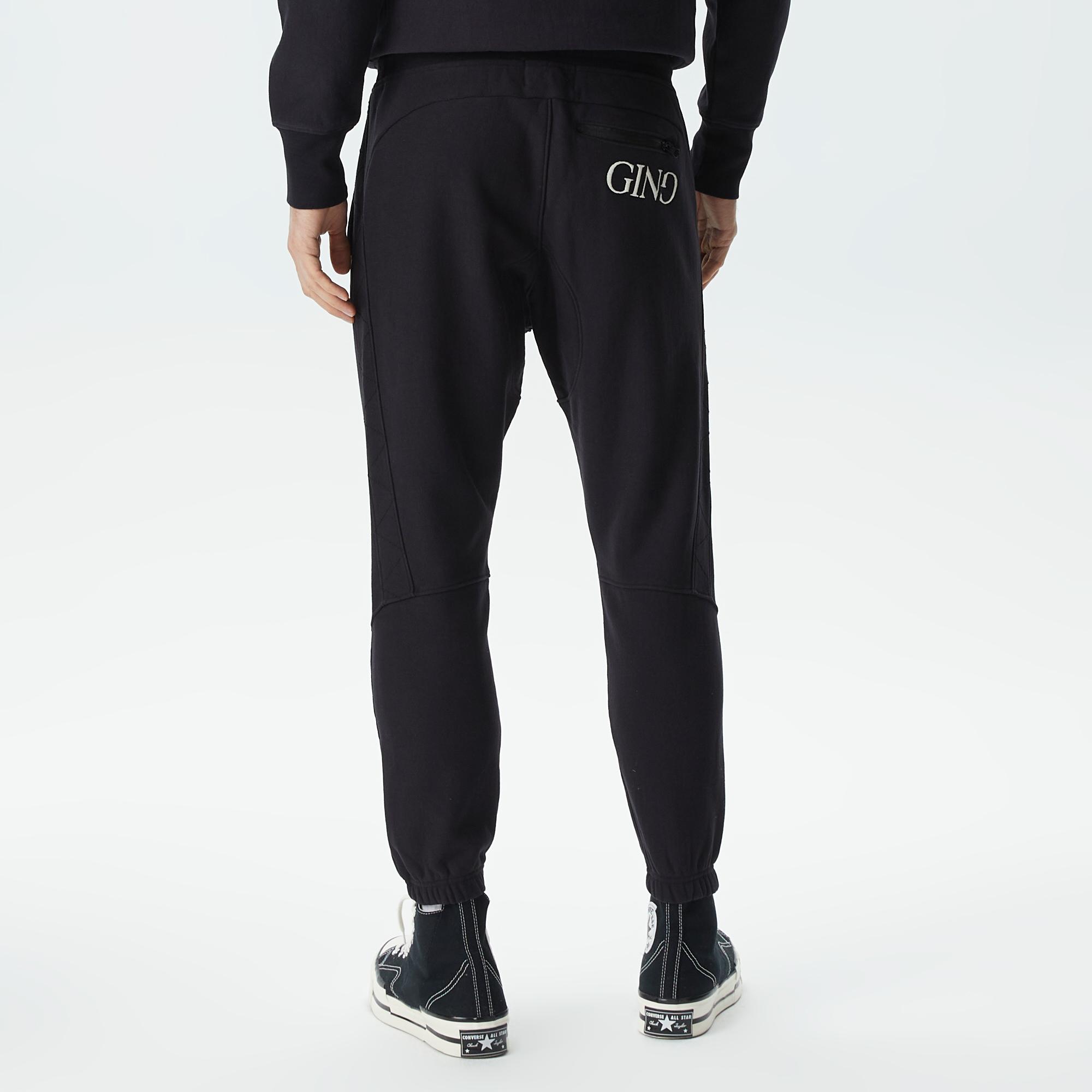 Ging Embroidered Jogger Erkek Siyah Pantolon