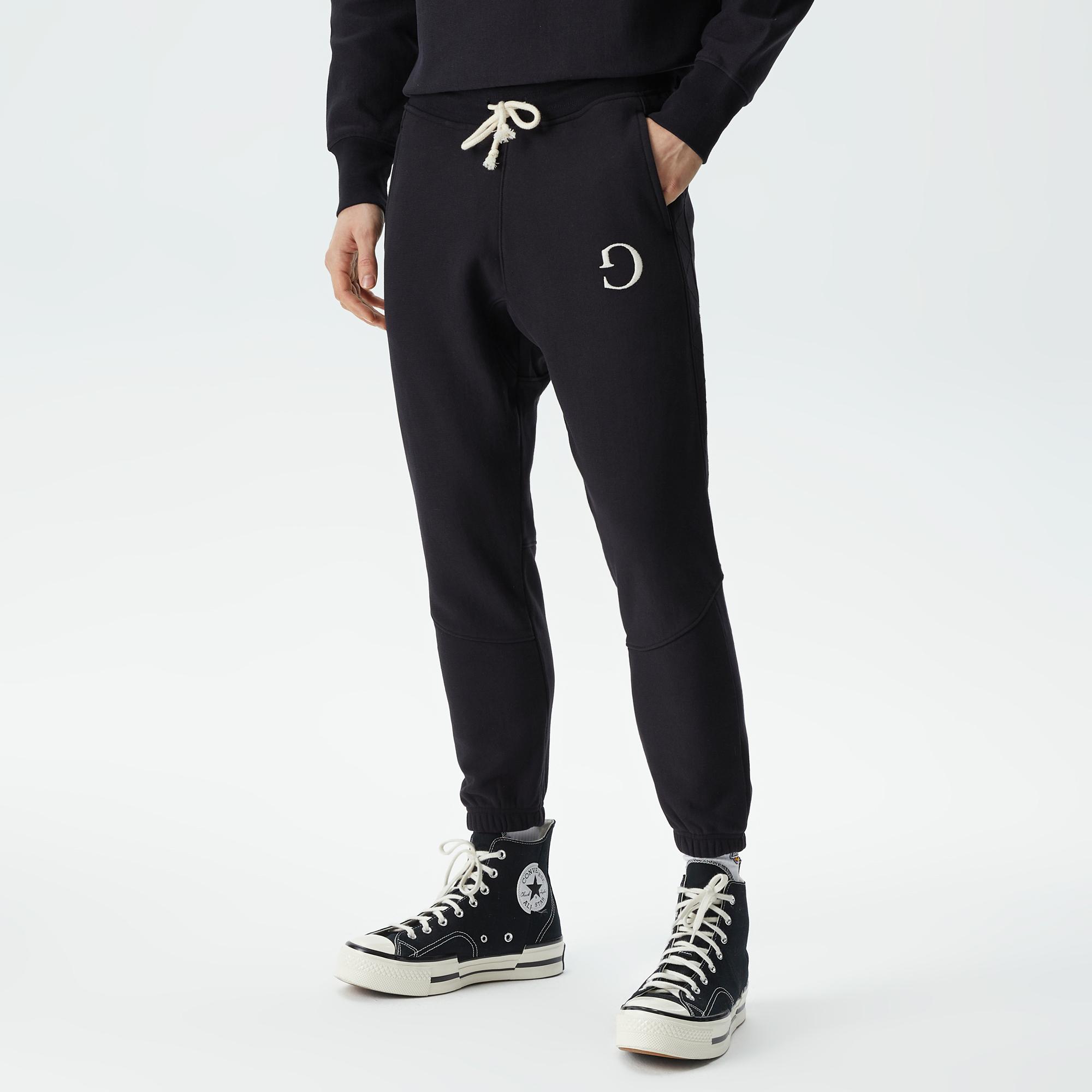 Ging Embroidered Jogger Erkek Siyah Pantolon