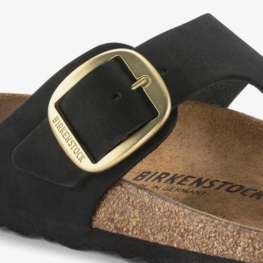  Birkenstock Gizeh Big Buckle Nu Kadın Siyah Terlik