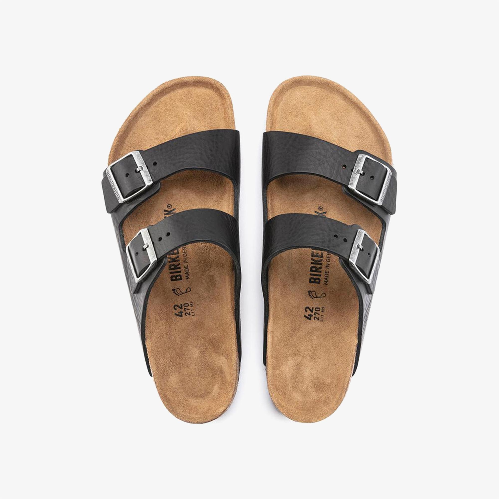 Birkenstock Arizona Nl Vintage Wood Erkek Siyah Terlik