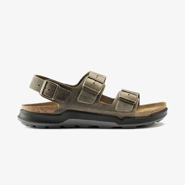  Birkenstock Milano Ct Bf Artic Old Erkek Haki Sandalet