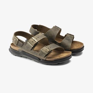  Birkenstock Milano Ct Bf Artic Old Erkek Haki Sandalet