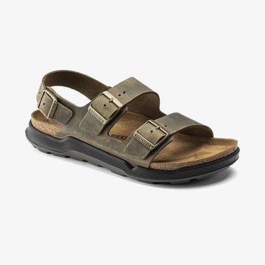  Birkenstock Milano Ct Bf Artic Old Erkek Haki Sandalet