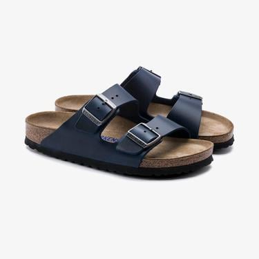  Birkenstock Arizona Sfb Leoi Erkek Mavi Terlik