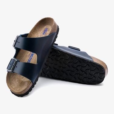  Birkenstock Arizona Sfb Leoi Erkek Mavi Terlik