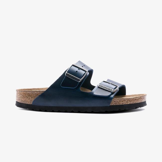  Birkenstock Arizona Sfb Leoi Erkek Mavi Terlik