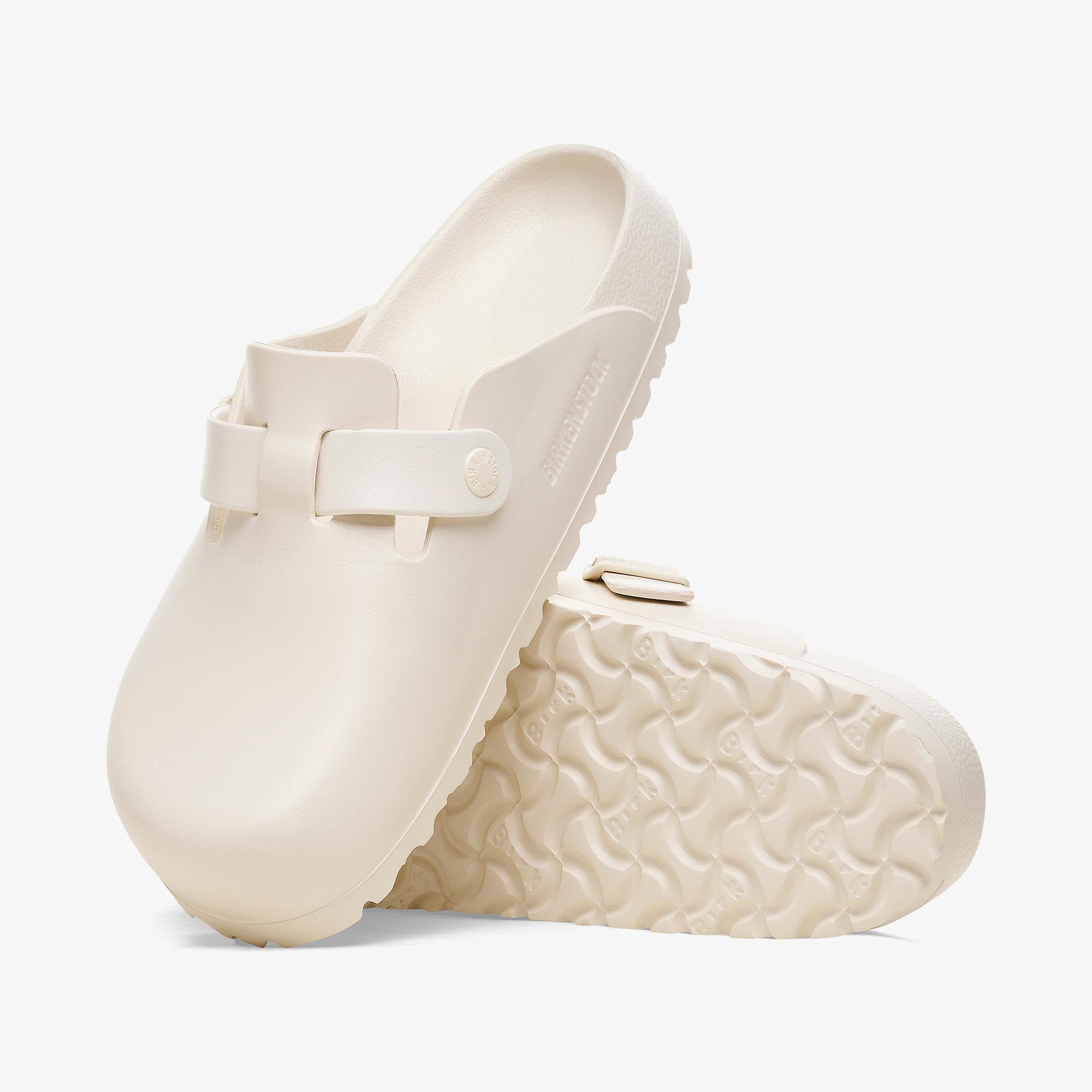 Birkenstock Boston Eva Kadın Krem Terlik