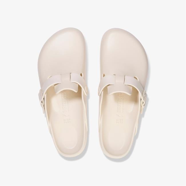  Birkenstock Boston Eva Kadın Krem Terlik